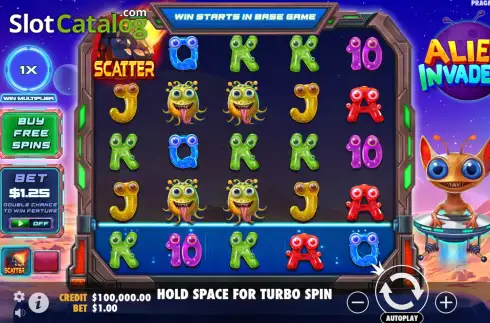 Οθόνη2. Alien Invaders (Pragmatic Play) Κουλοχέρης