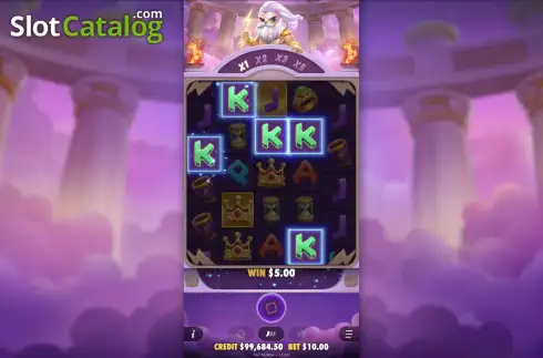 Οθόνη5. Olympus Wins Super Scatter Κουλοχέρης
