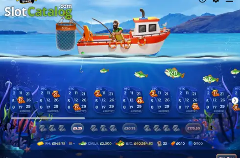 Οθόνη2. Big Bass Bingo Κουλοχέρης