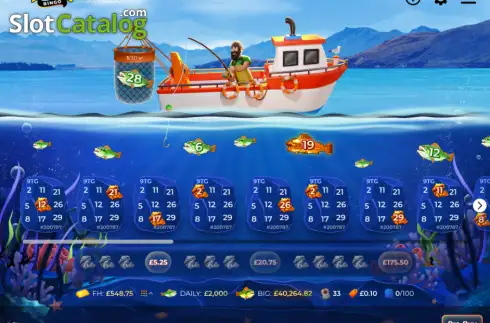 Οθόνη3. Big Bass Bingo Κουλοχέρης