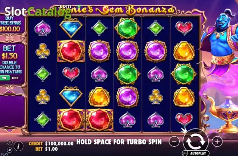 Οθόνη2. Genie’s Gem Bonanza Κουλοχέρης