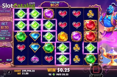 Οθόνη4. Genie’s Gem Bonanza Κουλοχέρης