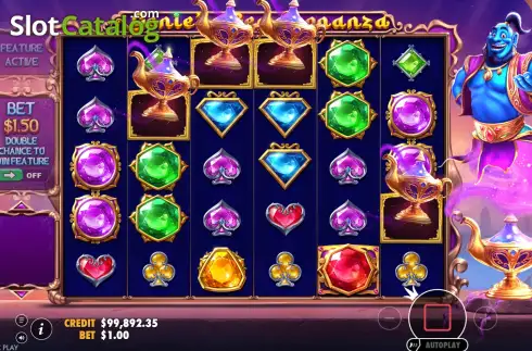 Οθόνη7. Genie’s Gem Bonanza Κουλοχέρης