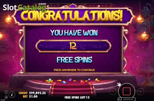 Οθόνη8. Genie’s Gem Bonanza Κουλοχέρης