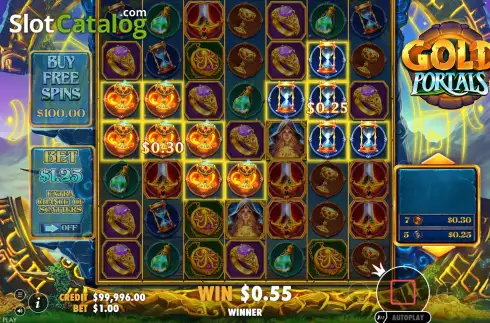 Οθόνη3. Gold Portals Κουλοχέρης 
