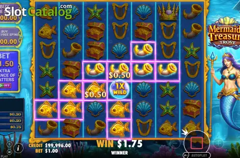 Οθόνη4. Mermaid’s Treasure Trove Κουλοχέρης 