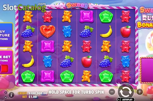 Οθόνη2. Sweet Rush Bonanza Κουλοχέρης