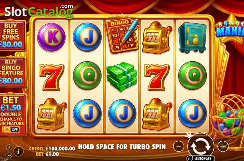 Οθόνη2. Bingo Mania (Pragmatic Play) Κουλοχέρης