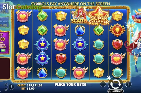 Οθόνη2. Starlight Princess Super Scatter Κουλοχέρης