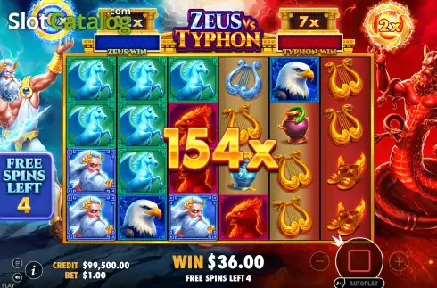 Οθόνη3. Zeus vs Typhon Κουλοχέρης