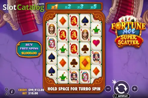 Οθόνη2. Fortune Ace Super Scatter Κουλοχέρης
