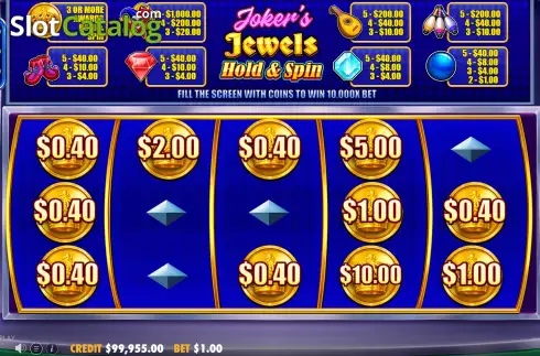 Οθόνη3. Joker’s Jewels Hold & Spin Κουλοχέρης