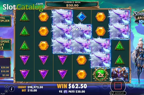 Οθόνη3. Starlight Archer 1000 Κουλοχέρης