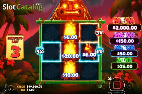 Οθόνη3. Super Tiki Strike Κουλοχέρης