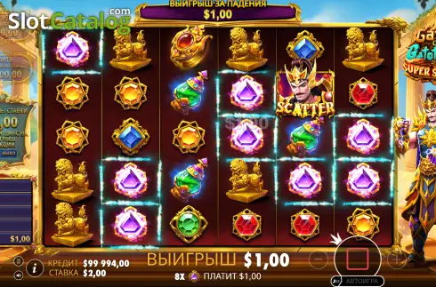Οθόνη3. Gates of Gatot Kaca Super Scatter Κουλοχέρης 