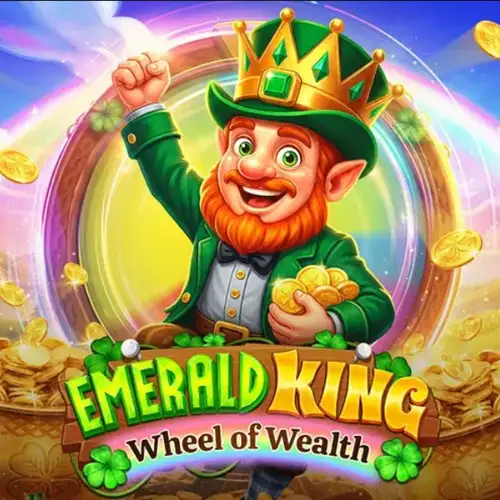 Emerald King Wheel of Wealth Λογότυπο