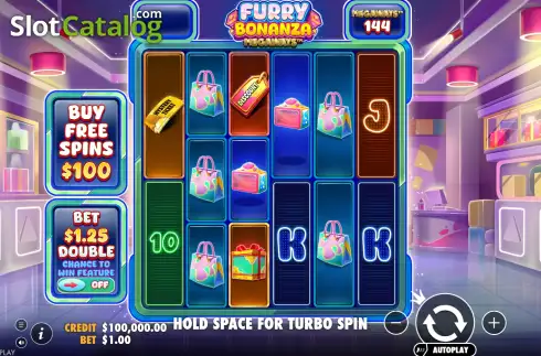 Οθόνη2. Furry Bonanza Megaways Κουλοχέρης