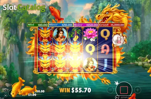Οθόνη3. Dragon’s Gate Bonus Choice Κουλοχέρης