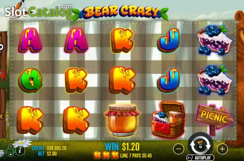 Οθόνη2. Bear Crazy Κουλοχέρης