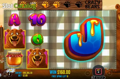 Οθόνη3. Bear Crazy Κουλοχέρης