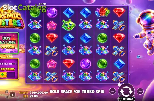 Οθόνη2. Cosmic Clusters (Pragmatic Play) Κουλοχέρης