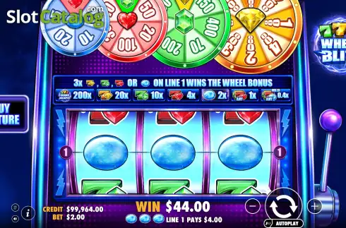 Οθόνη3. 777 Wheel Blitz Κουλοχέρης