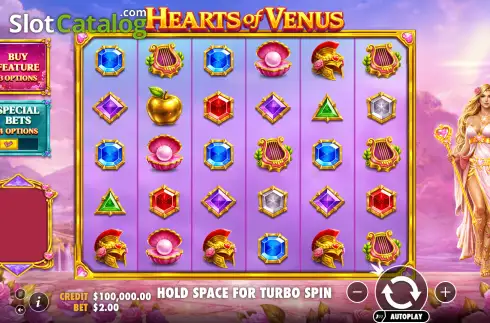 Οθόνη2. Hearts of Venus Κουλοχέρης