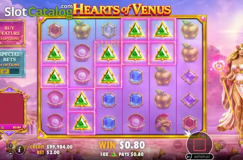 Οθόνη3. Hearts of Venus Κουλοχέρης