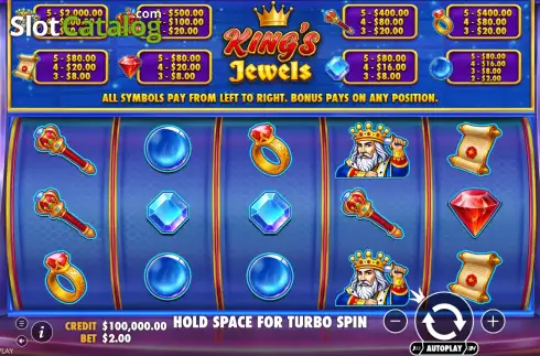 Οθόνη2. King's Jewels Κουλοχέρης