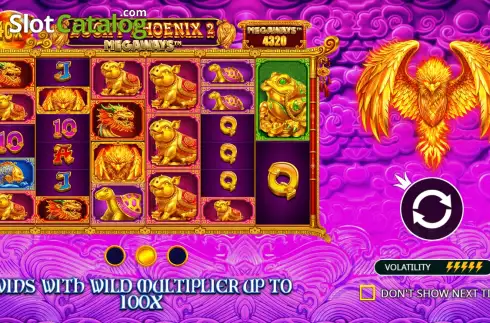Οθόνη2. Lucky Phoenix Megaways 2 Κουλοχέρης