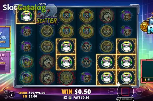 Οθόνη3. Moon Rush Κουλοχέρης