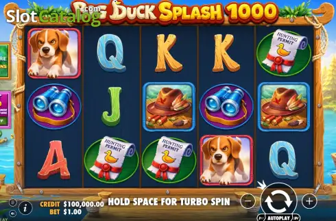 Οθόνη2. Big Duck Splash 1000 Κουλοχέρης