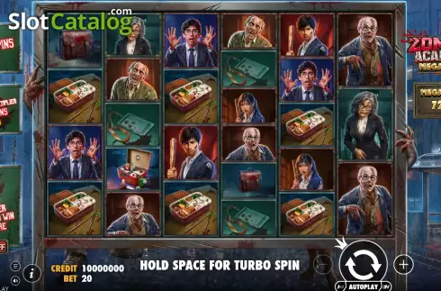 Οθόνη2. Zombie Academy Megaways Κουλοχέρης