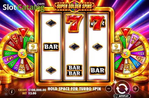 Οθόνη2. Super Golden Spins Κουλοχέρης 
