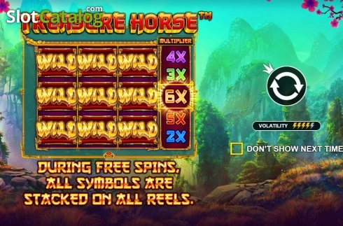 Οθόνη4. Treasure Horse Κουλοχέρης 