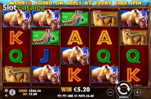 Οθόνη5. Safari King (Pragmatic Play) Κουλοχέρης