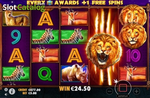 Οθόνη7. Safari King (Pragmatic Play) Κουλοχέρης