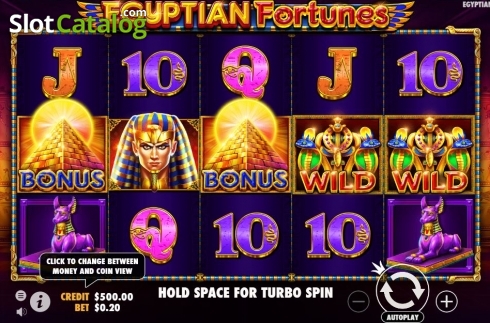 Οθόνη5. Egyptian Fortunes Κουλοχέρης