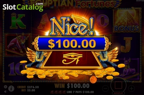 Οθόνη6. Egyptian Fortunes Κουλοχέρης