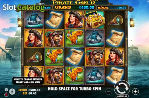 Οθόνη5. Pirate Gold (Pragmatic Play) Κουλοχέρης