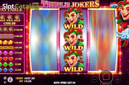 Οθόνη5. Triple Jokers (Pragmatic Play) Κουλοχέρης