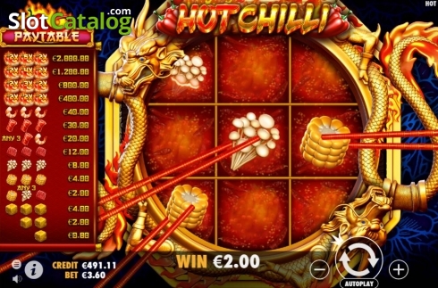 Οθόνη3. Hot Chilli Κουλοχέρης 