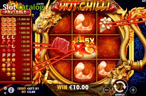 Οθόνη5. Hot Chilli Κουλοχέρης 