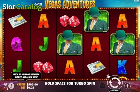 Οθόνη3. Vegas Adventures with Mr Green Κουλοχέρης
