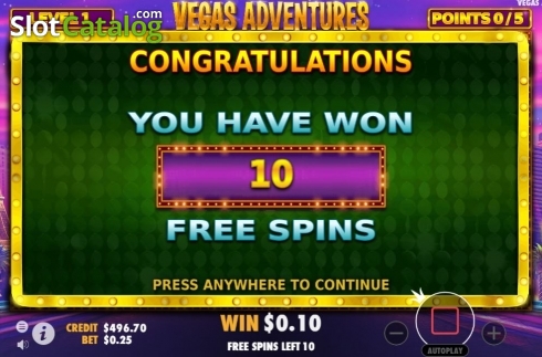 Οθόνη6. Vegas Adventures with Mr Green Κουλοχέρης