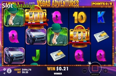 Οθόνη7. Vegas Adventures with Mr Green Κουλοχέρης