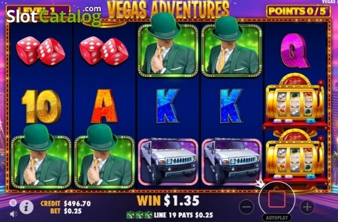 Οθόνη9. Vegas Adventures with Mr Green Κουλοχέρης