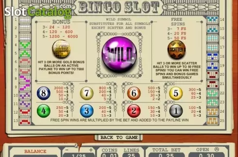 Οθόνη5. Bingo Slot (Pragmatic Play) Κουλοχέρης