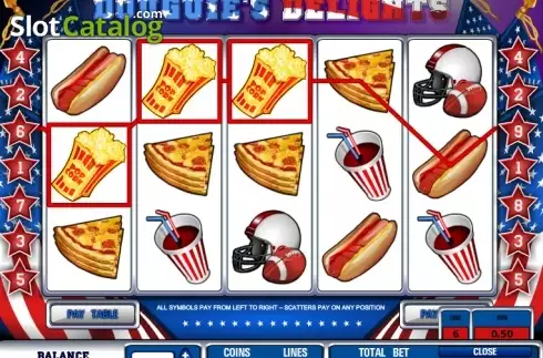 Win screen. Douguie's Delights Κουλοχέρης 