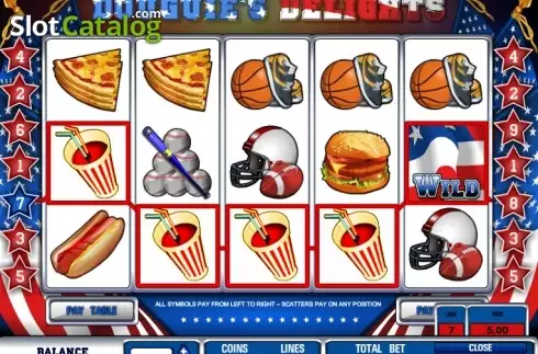 Οθόνη Wild Win 3. Douguie's Delights Κουλοχέρης 